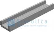 BGF Мелкосидящий лоток бетонный DN150, высота 100, без уклона
