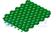 Решетка газонная Gidrolica Eco Normal РГ-53.43.3,5 - пластиковая зеленая