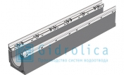 Лоток водоотводный бетонный коробчатый DN100 с оцинкованной насадкой , с уклоном 0,5% Kuy 100.16,3(10).17(13) - BGU-Z №1 - №10