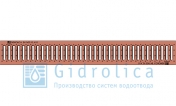 Решётка водоприёмная Gidrolica DN100 ®Standart РВ-10.13,6.100 штампованная медная, класс А15
