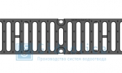 Решётка чугунная щелевая DN100, 500/147/25, 18/120, класс D400