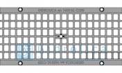 Решётка водоприёмная Gidrolica DN200®Standart РВ-20.24.50 ячеистая чугунная ВЧ, класс С250