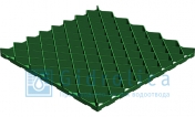 Решётка газонная 600х600х40 Gidrolica® Eco Pro РГ-60.60.4 пластиковая зелёная