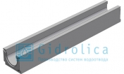 BGU Универсальный лоток бетонный DN100, №. 0, без уклона, класс C250