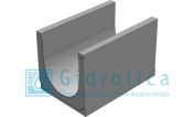 BGU-XL Универсальный лоток бетонный DN500, №. 40-0, без уклона, высота 650, класс C250