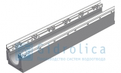 BGU-Z Универсальный лоток бетонный DN100, №. 0, с оцинкованной насадкой, без уклона