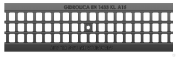 Решётка водоприёмная Gidrolica®Standart DN100 РВ-10.13,6.50 ячеистая пластиковая, класс А15