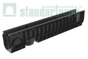 Лоток водоотводный PolyMax Basic DN100 ЛВ-10.16.20 пластиковый С250