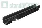 Лоток водоотводный PolyMax Basic DN100 ЛВ-10.16.15 пластиковый С250